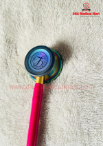 5806 3M Littmann Classic III Monitoring Stethoscope, Raspberry and Rainbow (27″) BEST SELLER - Image 2