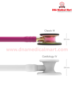 5806 3M Littmann Classic III Monitoring Stethoscope, Raspberry and Rainbow (27″) BEST SELLER - Image 4